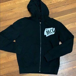 McQ full zip hooded sweatshirt